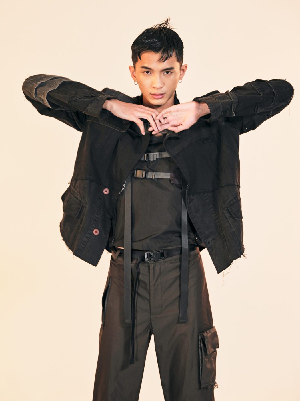 jingyu male model fashion basic models singapore commercial asian